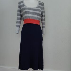 Boden Color Block Sweater Dress